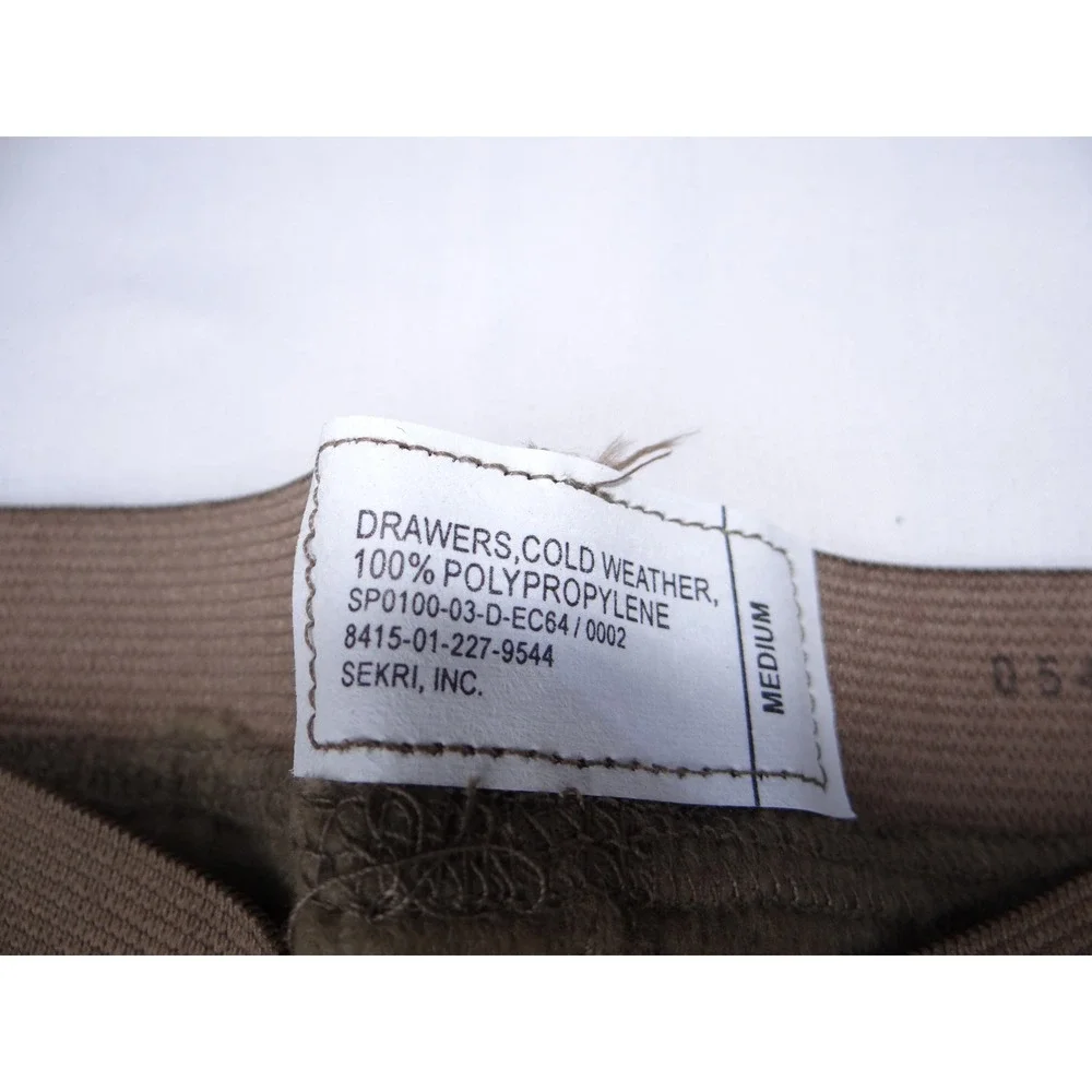 Genuine US Military Cold Weather‎ Drawers Polypropylene Medium Thermal Underwear